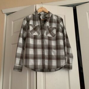 CARTHARTT flannel women top “ host pick ✨✨”